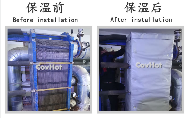板式<a href=http://www.by3069.cn/e/tags/?tagname=%E6%8D%A2%E7%83%AD%E5%99%A8%E4%BF%9D%E6%B8%A9 target=_blank class=infotextkey>換熱器保溫</a>套,板換保溫罩